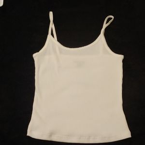 NWOT White Ribbed Tank